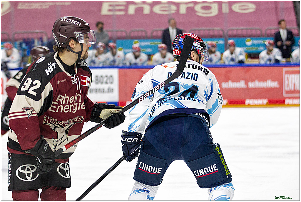 PENNY DEL;  Koelner Haie - ERC Ingolstadt; Koeln, 01.04.2021